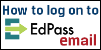 How to log on to your EdPass email